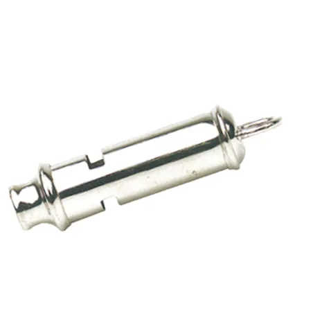Sifflet nickelé rond