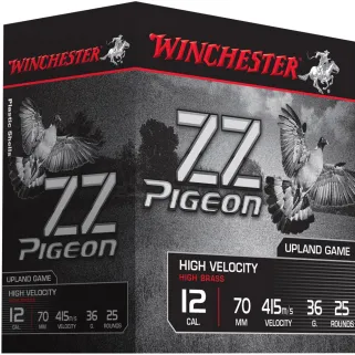 Cartouche WINCHESTER ZZ Pigeon Calibre 12-70 36g