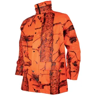Veste de pluie étanche camouflage orange TM à 4XL