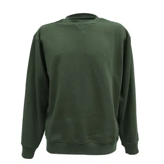 Sweat col rond kaki