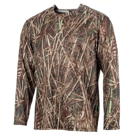 T-shirt Treeland® manches longues camouflage roseaux