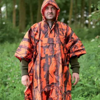 Poncho à Capuche Percussion imperméable 3 couleurs