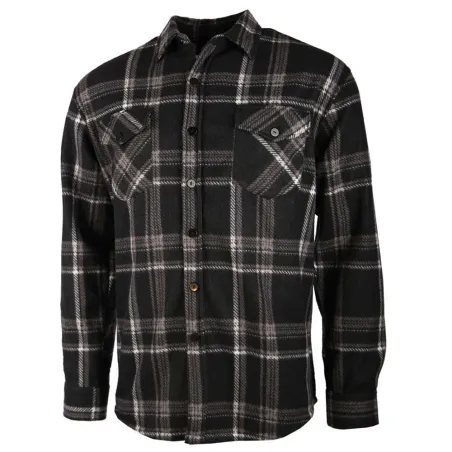 Chemise chaude homme à carreaux grise Treeland TM à 3XL