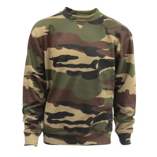 Sweat col rond camouflage CE taille M à 3XL