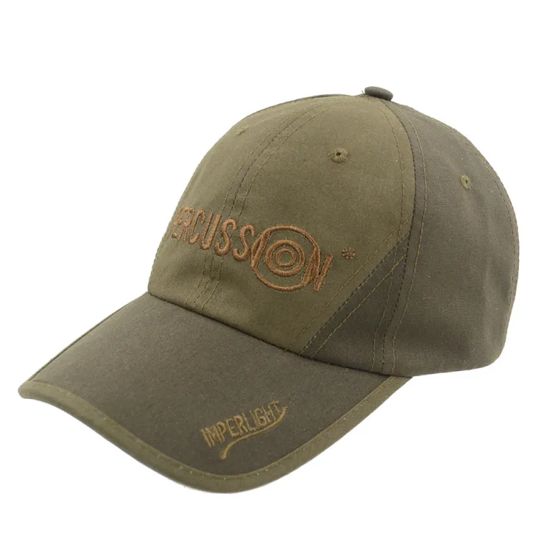 Casquette Imperlight imperméable réglable polyester coton kaki