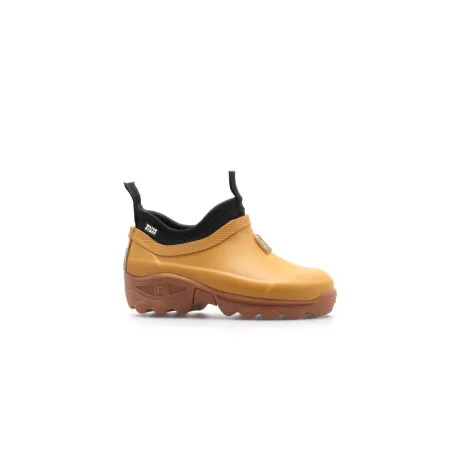 Bottillons enfant imperméables double pointure Rouchette Clean Kids moutarde