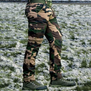 Pantalon Treillis F1 Doublé Polaire Camouflage CE