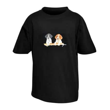 Tee-Shirt Enfant noir Bartavel® Setters