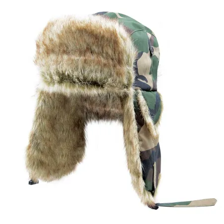 Chapka Fourrure Synthétique Camo