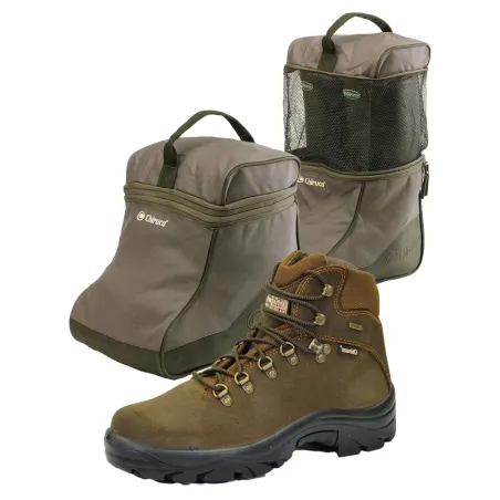 Chaussures Chiruca Pointer Gore-tex marron + sac à chaussures