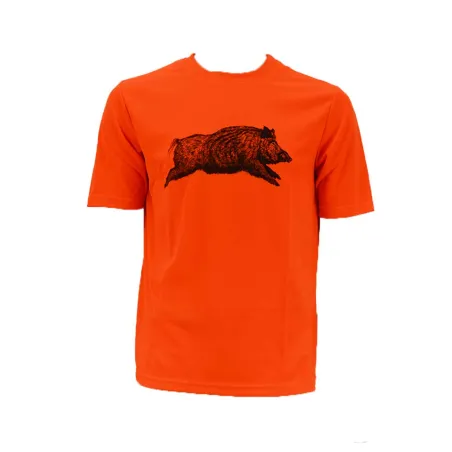 T-Shirt sanglier orange