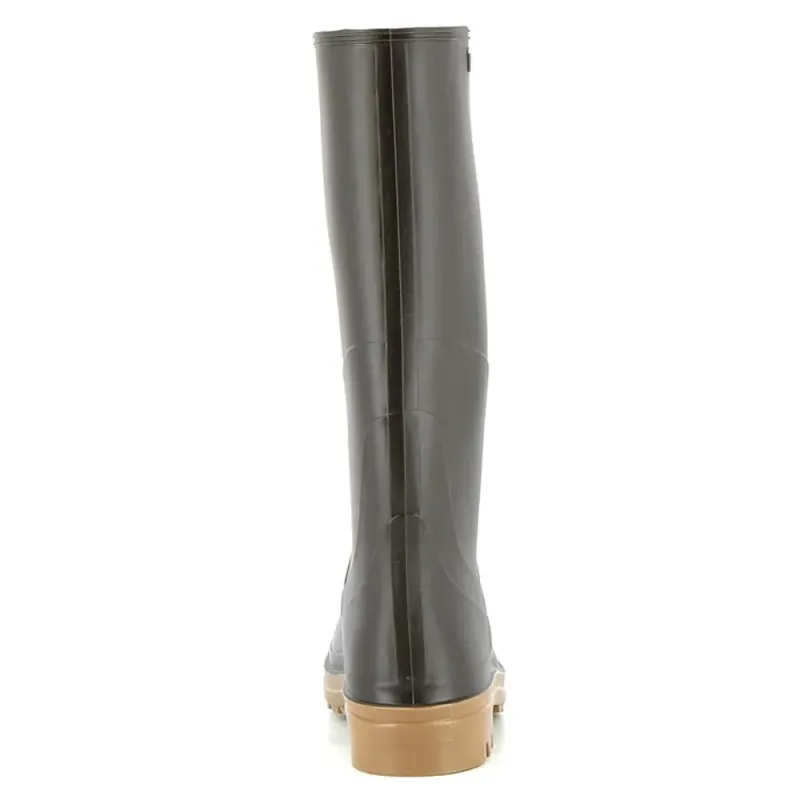 Bottes Kraft PVC recyclable doublure jersey noir 36 à 47