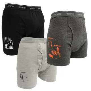Lot 3 Boxers Humour taille S à 3XL
