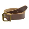 Ceinture en cuir marron 110cm
