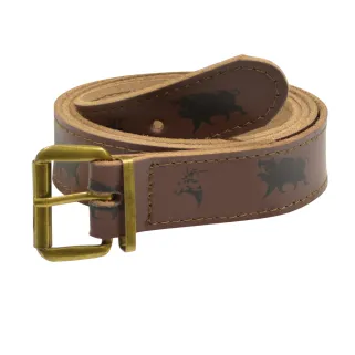 Ceinture motif sanglier et bécasse