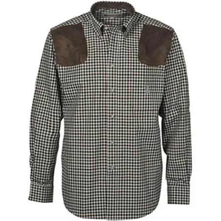 Chemise Percussion® Sologne vert marron