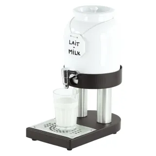 Distributeur de Lait Froid en Porcelaine 4L 
