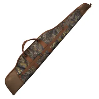 Fourreau fusil ou carabine feuillage et toile marron