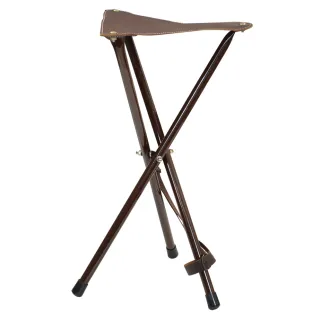Siège de Battue Métal hauteur assise en croute de cuir 60 cm