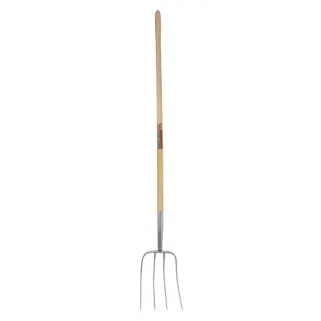 Fourche à fumier 4 dents avec manche 135cm