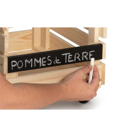 Clayettes en bois à roulettes x 3 Clayettes en bois à roulettes x 3
