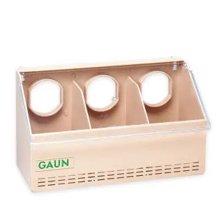 Mangeoire de cage pour pigeon 3 compartiments