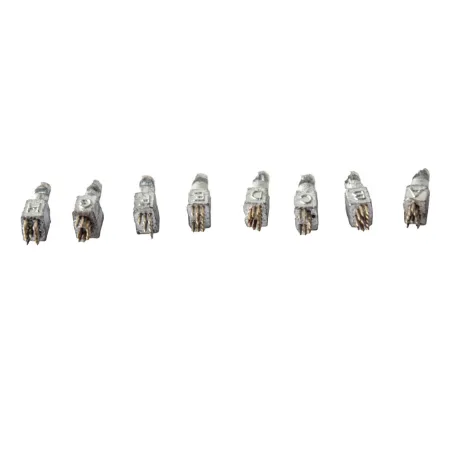 Alphabet pour pince à tatouer 5mm (sans I,O,Q) Alphabet pour pince à tatouer 5mm (sans I,O,Q)