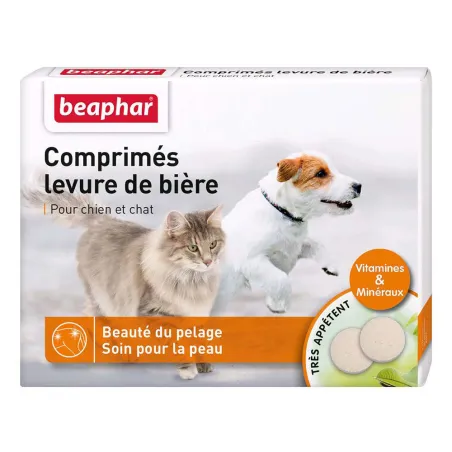 Comprimés levure de bière pour chien et chat