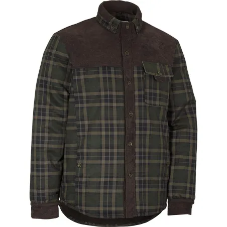 Chemise homme Swedteam Crest Pile sherpa à carreaux