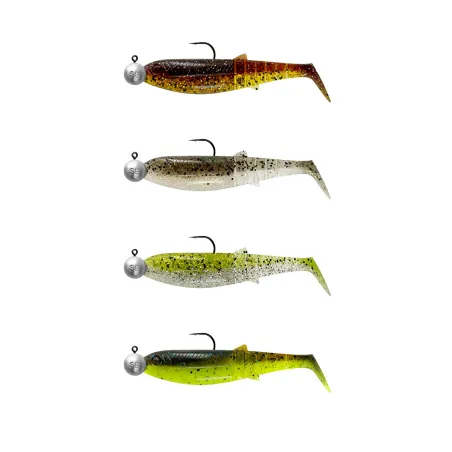 Leurre Cannibal shad mix 10cm par 4