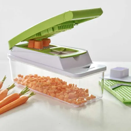 Mandoline verte avec bac récupérateur Pradel France®