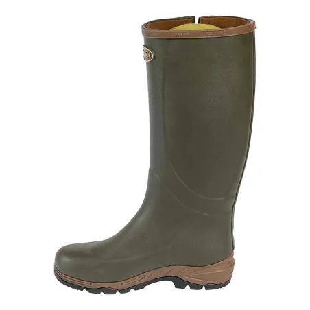Bottes SPS full zip Cambridge néoprène caoutchouc kaki 37 à 48 Bottes SPS full zip Cambridge néoprène caoutchouc kaki 37 à 48