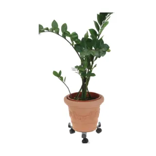 Support de plantes à 3 roulettes 22,5 à 30 cm