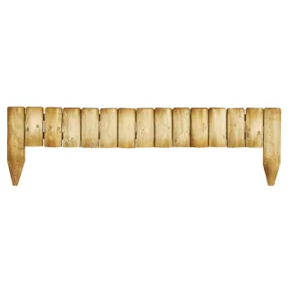 Bordure bois à planter Ø 7x15 / 30x105 cm