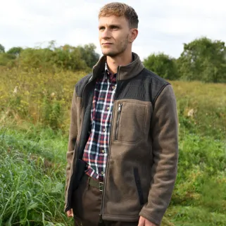 Veste zippée Valdi bronze
