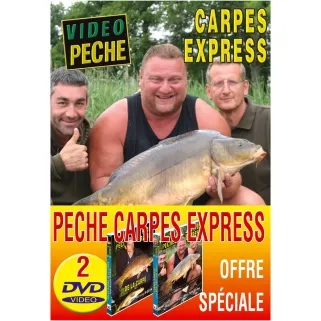 Lot 2 DVD: pêche carpe rapide