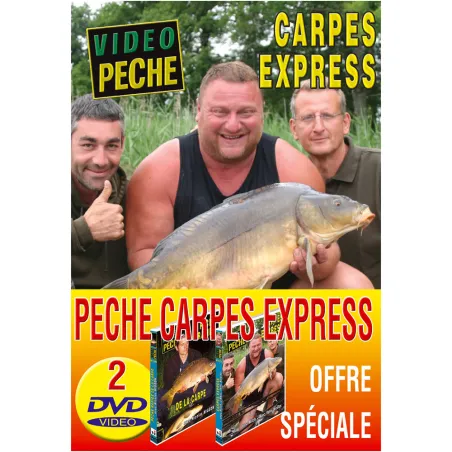 Lot 2 DVD: pêche carpe rapide