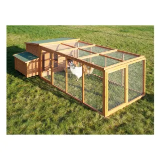 Poulailler 6 à 8 poules HEFA + Enclos Pâture XL