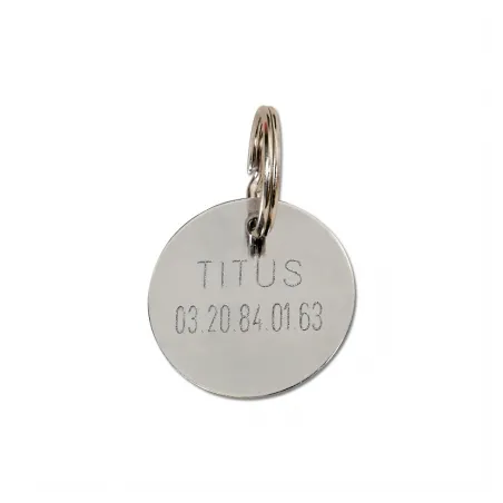 Médaille à graver en métal 