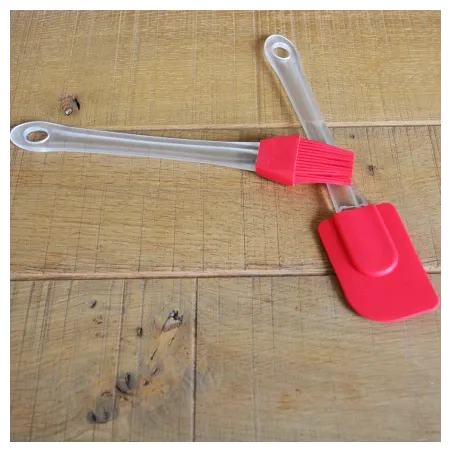 Maryse et Pinceau silicone rouge