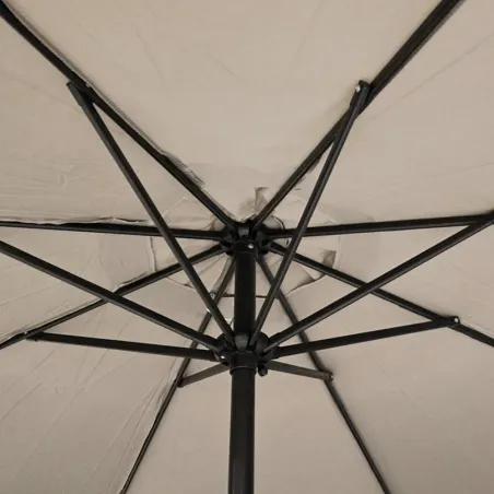 Parasol Rond Ø 2,70 m polyester 160 g/m² beige Parasol Rond Ø 2,70 m polyester 160 g/m² beige