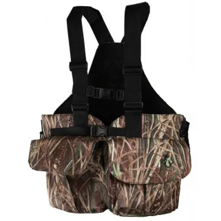Gilet Harnais de Chasse Roseaux Camouflage Marais