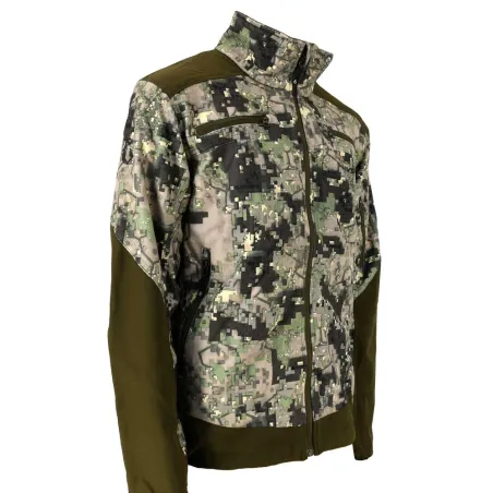 Veste Mixte Stretch Camouflage Digital Vert de S à 3XL Veste Mixte Stretch Camouflage Digital Vert de S à 3XL