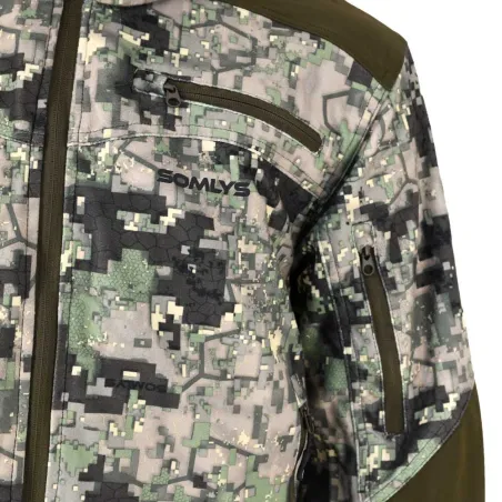 Veste Mixte Stretch Camouflage Digital Vert de S à 3XL Veste Mixte Stretch Camouflage Digital Vert de S à 3XL