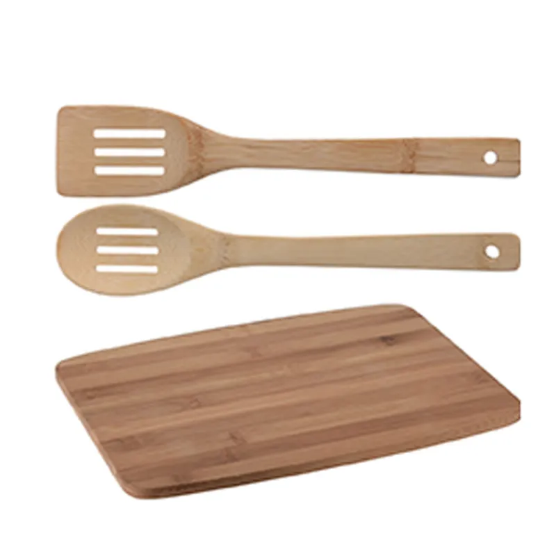 Planche à découper bambou 33 x 23 x 1 cm 2 spatules Planche à découper bambou 33 x 23 x 1 cm 2 spatules
