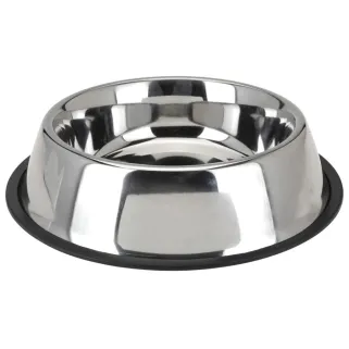Gamelle pour chiens acier inoxydable 33,5 x 7 cm 1,7L
