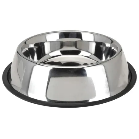 Gamelle pour chiens acier inoxydable 33,5 x 7 cm 1,7L