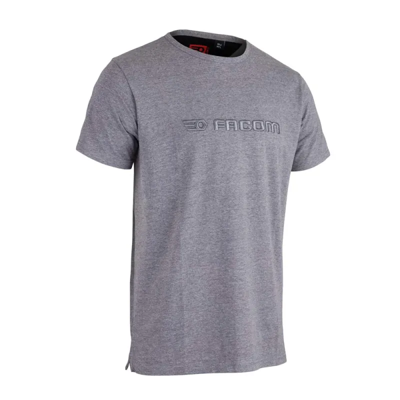 T-shirt Facom jersey gris chiné de M à 3XL T-shirt Facom jersey gris chiné de M à 3XL