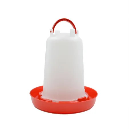 Abreuvoir plastique poule premium robuste avec poignée Abreuvoir plastique poule premium robuste avec poignée