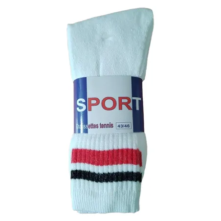 5 paires chaussettes blanches 43/46 - 47/48 5 paires chaussettes blanches 43/46 - 47/48